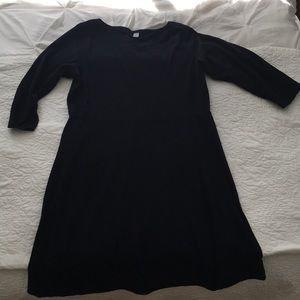 XL Old Navy Black 3/4 Sleeve Dress